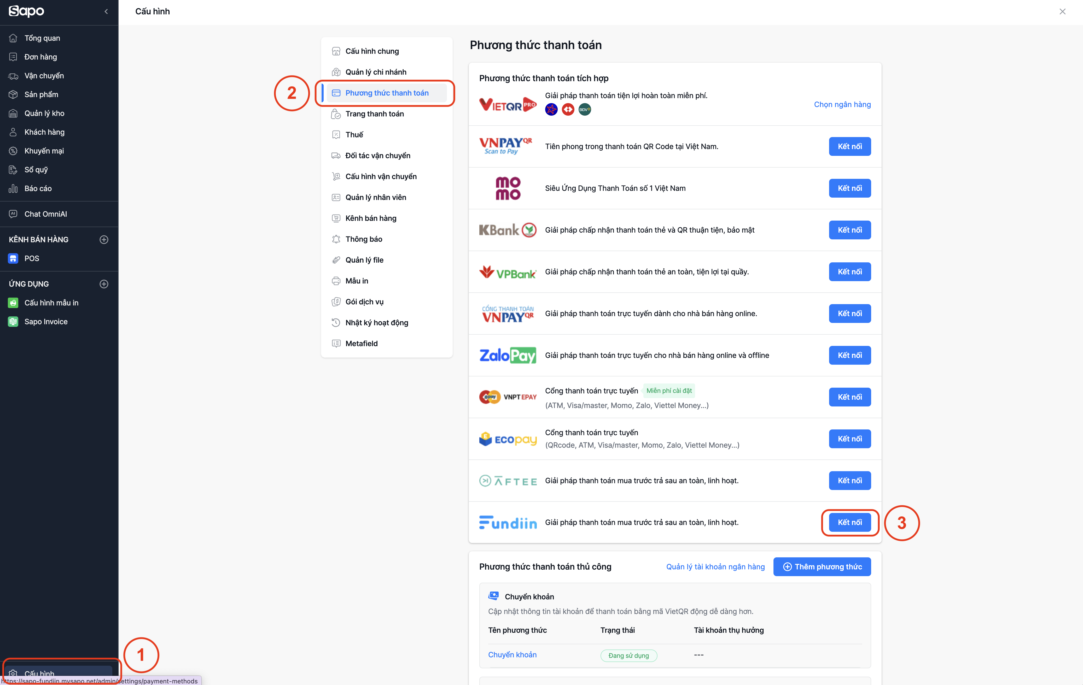 Set-up Fundiin as a payment method