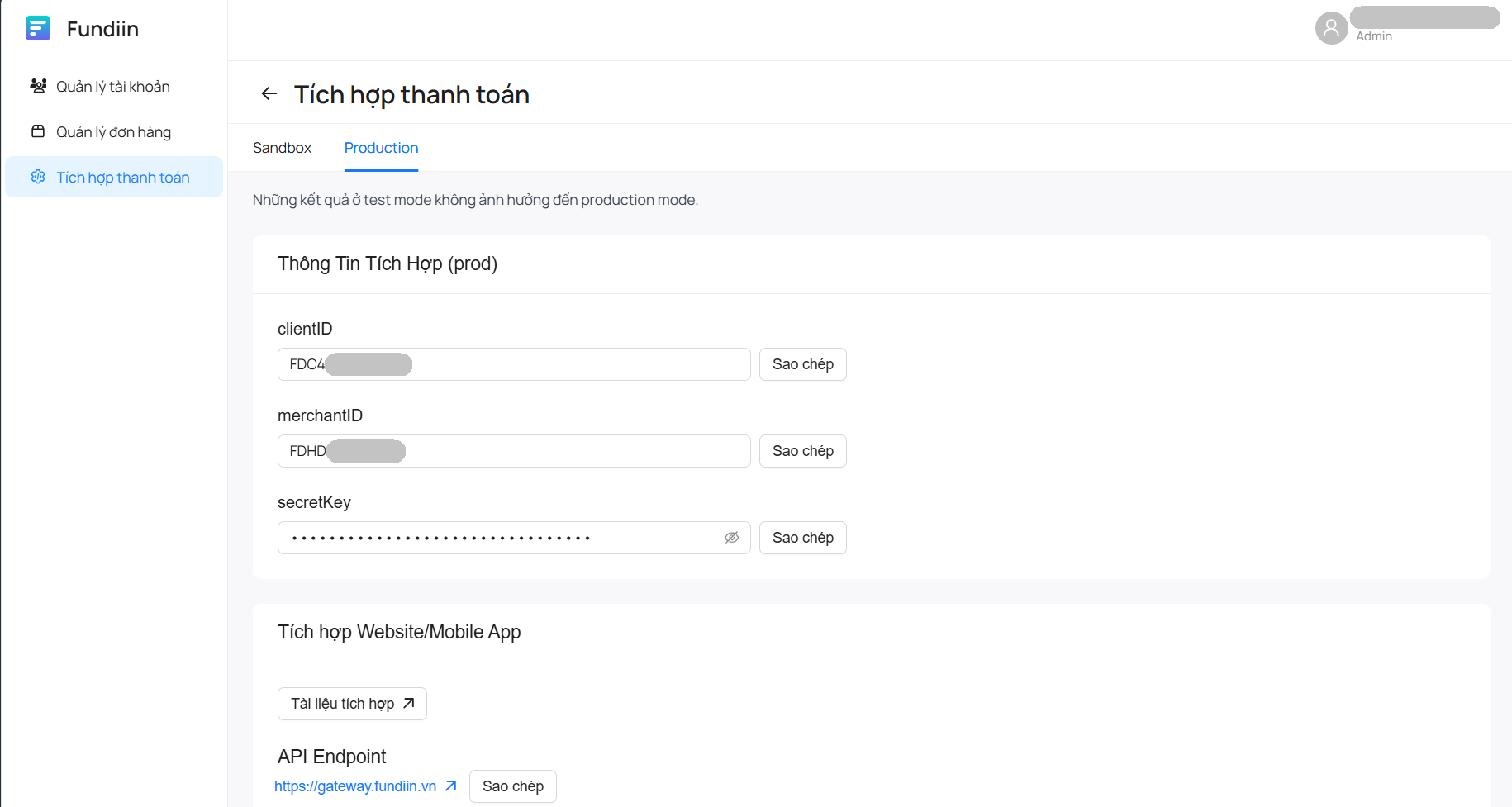 Get Fundiin integration information