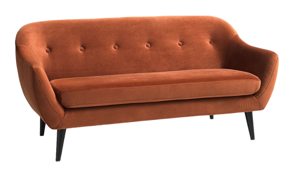 Sofa 2.5 chỗ màu cam